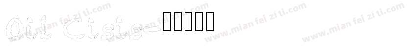 Oil Cisis字体转换
